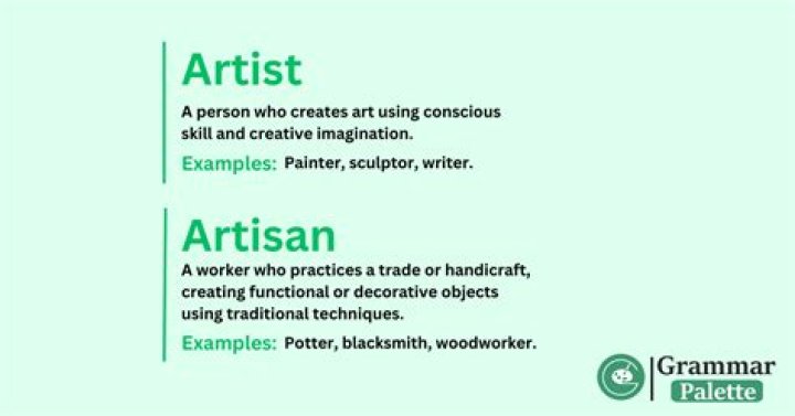 What is artisan and example
