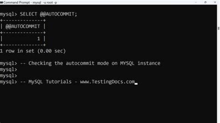 What is autocommit in MySQL