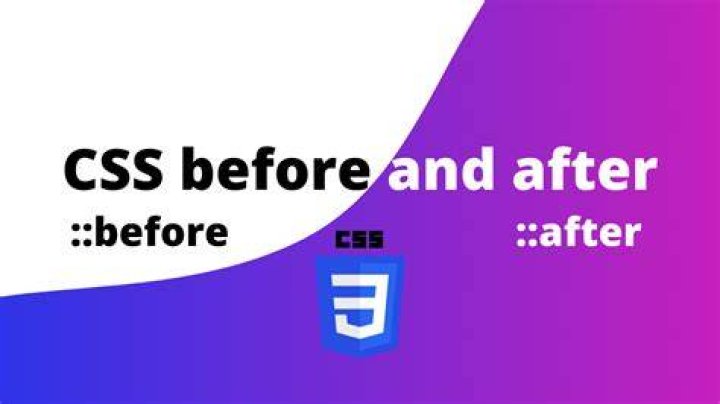What is before and after CSS