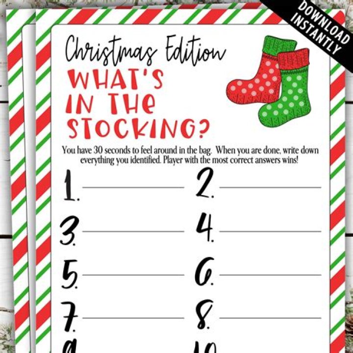 What is in the stocking game