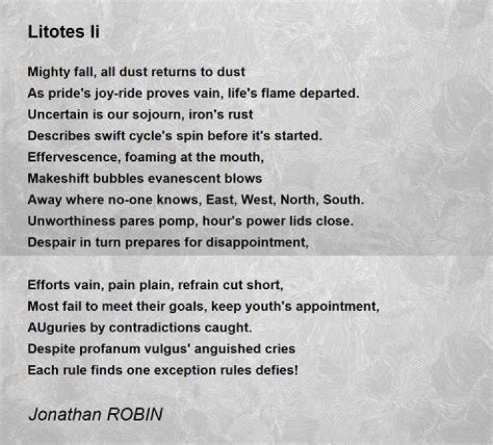 What is litotes and examples