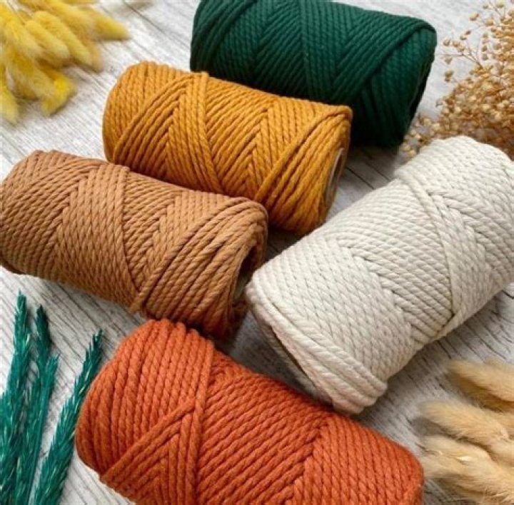 What is macrame cord made of