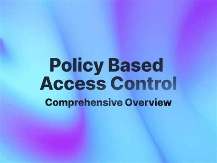 What is policy based control