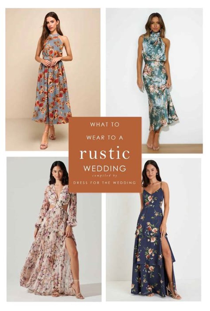 What is rustic style wedding