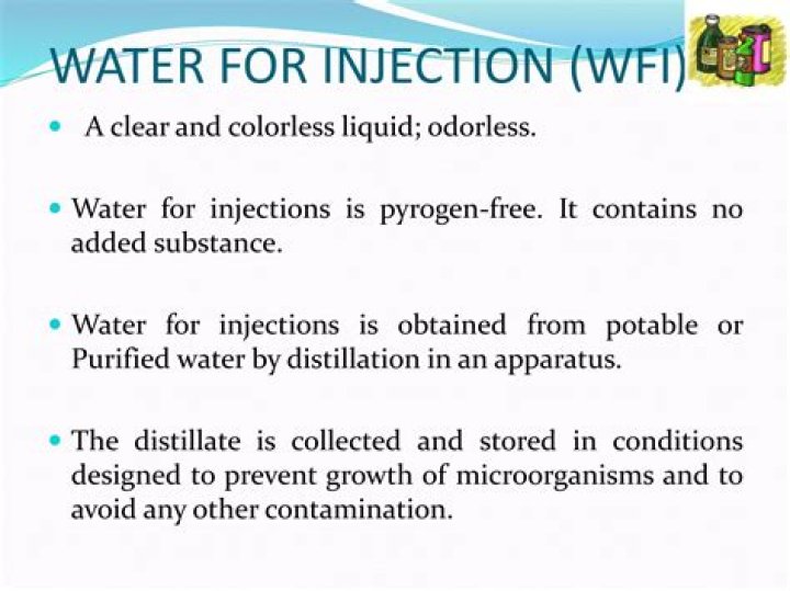 What is water for injection