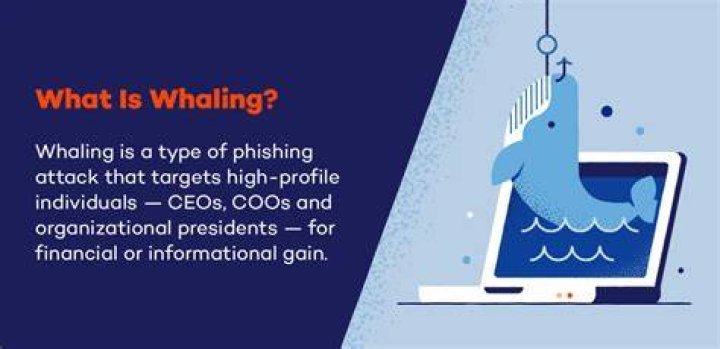 What is whaling cyber attack