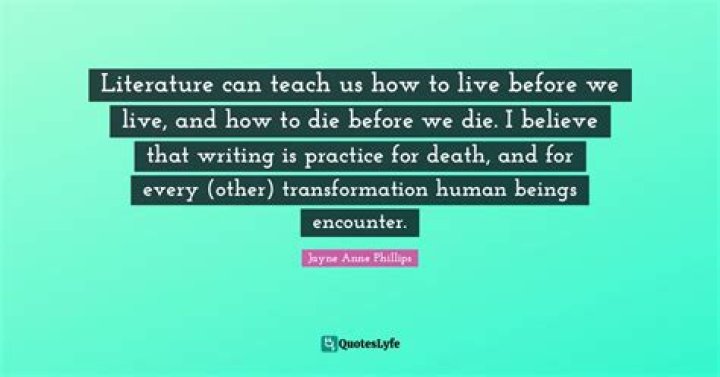 What literature can teach us