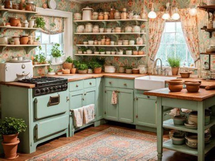 What makes a country kitchen