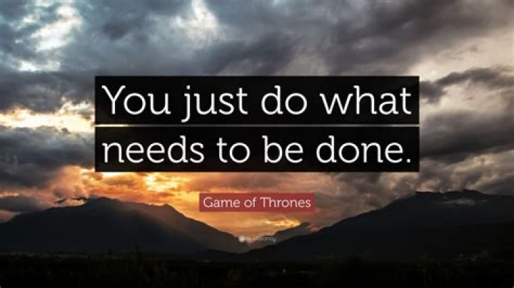 What needs to be done moving
