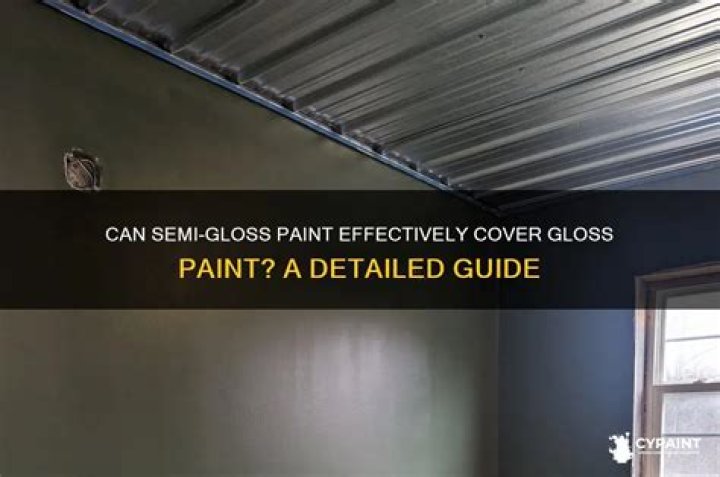 What paint will cover gloss