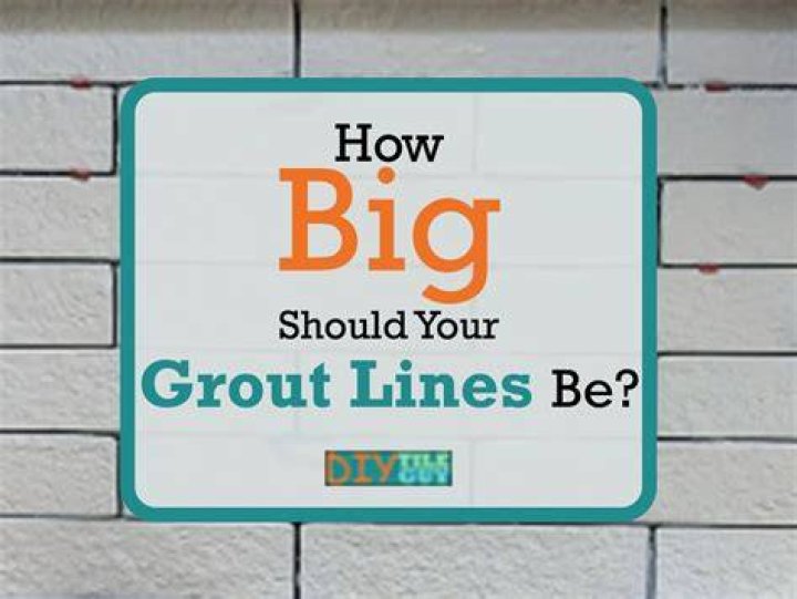 What should grout look like