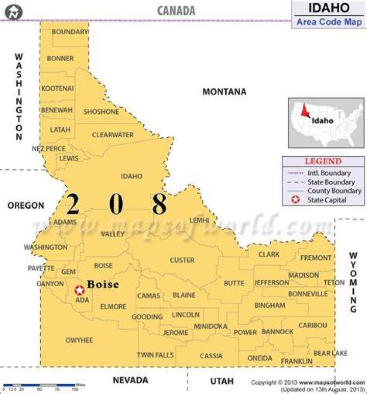What state has zip code 208