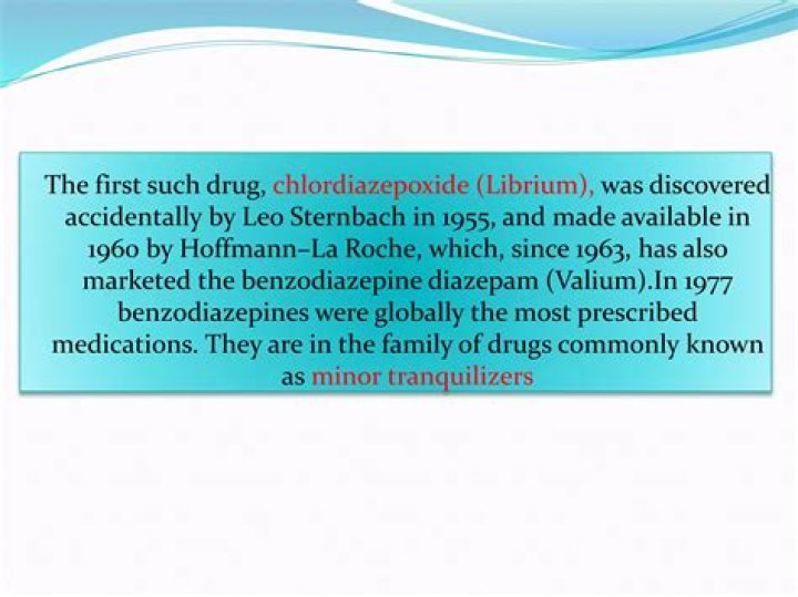 When was diazepam discovered