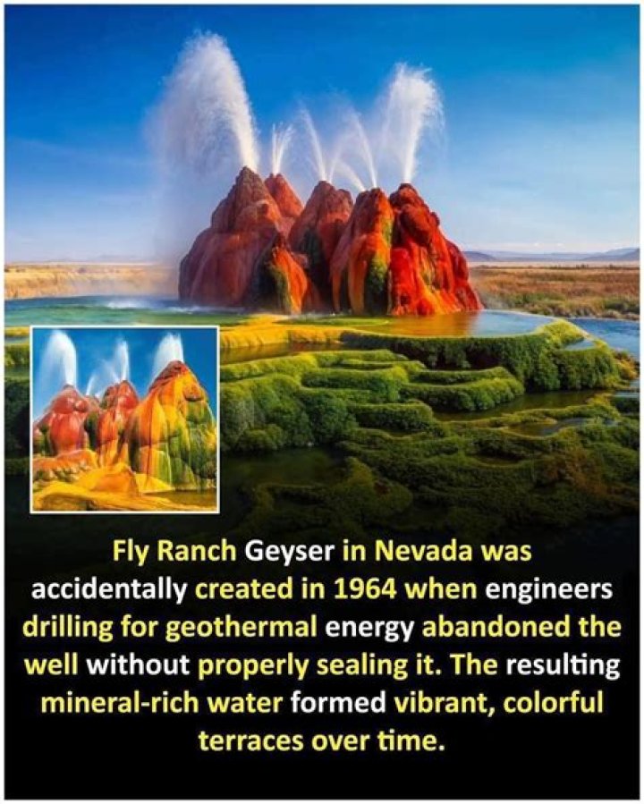 When was Fly Geyser created