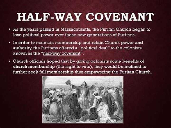 When was the half way covenant