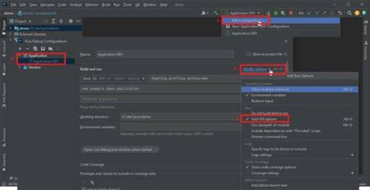 Where are JVM parameters set