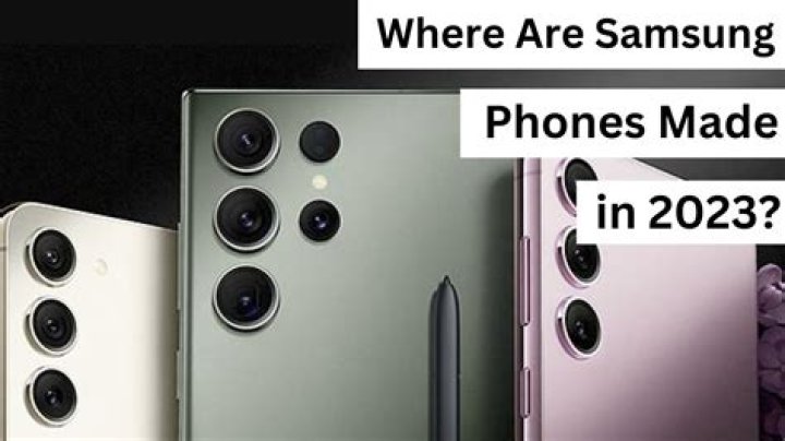Where are Samsung range made