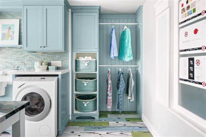 Where is laundry basket kept