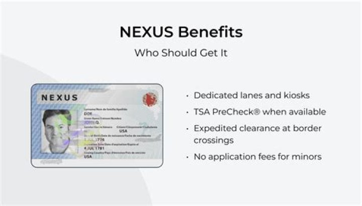 Where is NEXUS card accepted