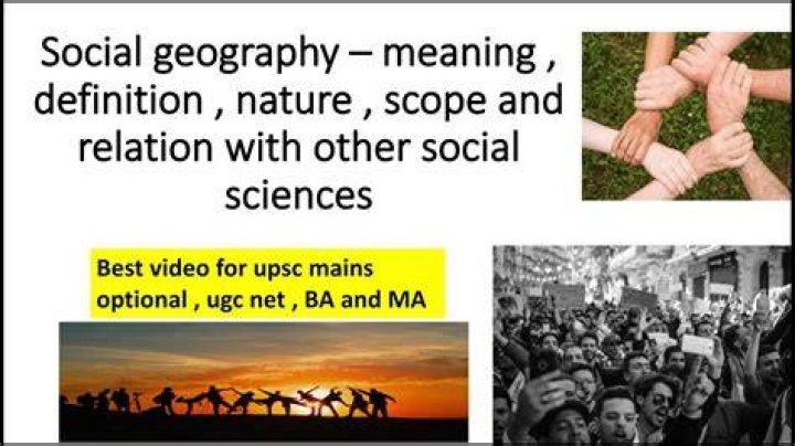 Who defined social geography