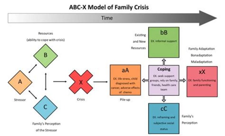 Who developed the ABCX model
