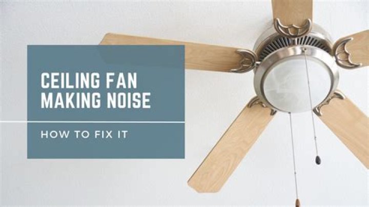 Why does my ceiling fan sway