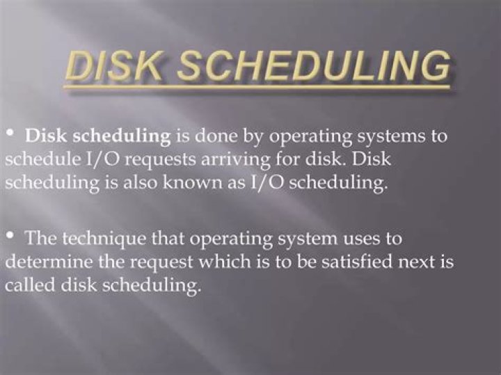 Why is disk scheduling required