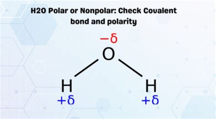 Why is H2O a polar molecule