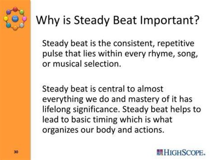 Why is steady beat important