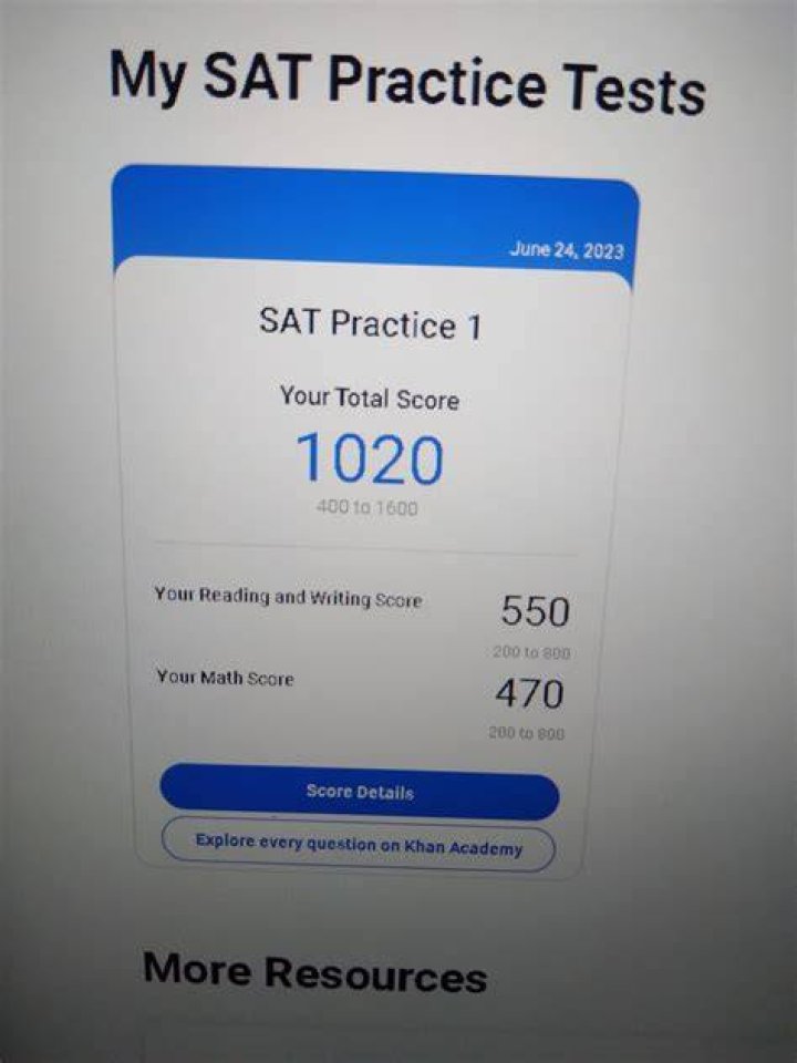 Why was the SAT test created