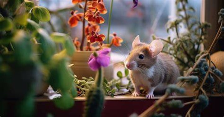 Will mice dig in houseplants